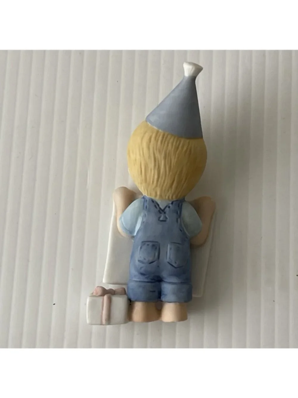 1982 Enesco Country Cousins Scooter Pin the Tail on the Donkey With Present